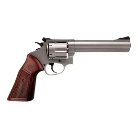 Revólver Rossi Revólver Rossi RM 66 Calibre .38 SPL – 6 Tiros – Cano 6" – Cerakote Tungstênio – Cabo de Madeira - M4 Tática