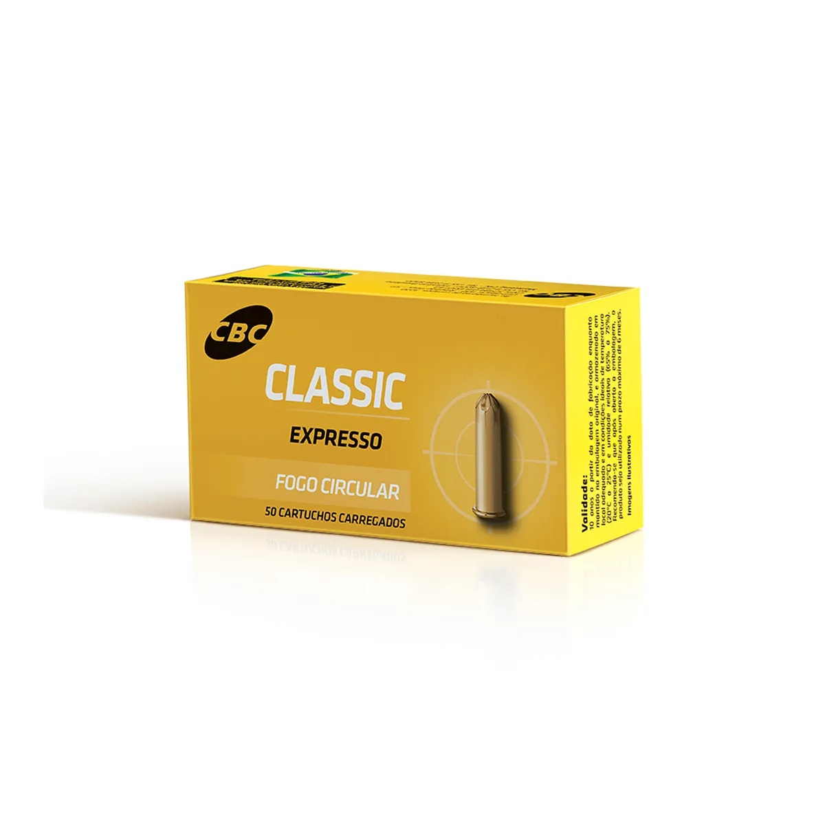 Munição CBC Calibre .22 LR Classic Express (Shot Shell) Chumbo 11 – 29gr