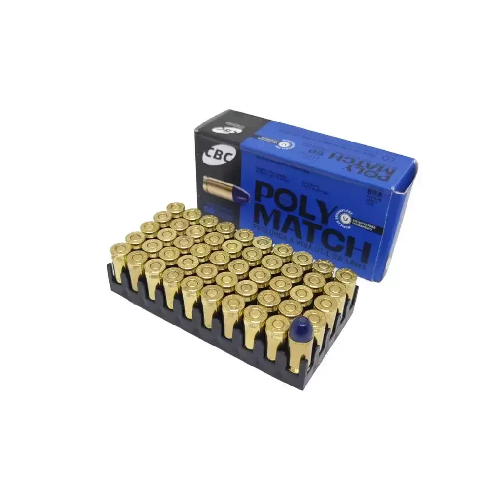 Munição CBC Calibre .380 Auto 95gr LPC PolyMatch – Caixa com 50 Unidades