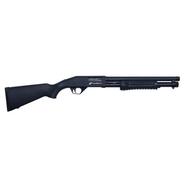 Espingarda CBC Pump Military 3.0 Calibre .12GA – Cano 14" – Coronha Fixa