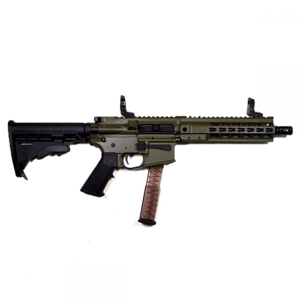 Carabina Taurus Brigade BM-F-9 Calibre 9mm – Cano 9" – Semiautomática – Cor Green (Verde Oliva)