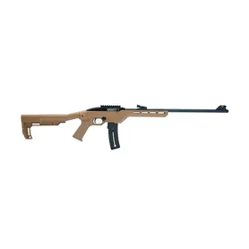 Rifle CBC Rifle CBC 7022 Tactical Calibre .22 LR – Semiautomático – 18" – Coronha Ajustável Tan - M4 Tática