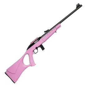 Rifle CBC Rifle CBC 7022 Way Semiautomático Calibre .22 LR – Cano 21" – Oxidado – Polímero Rosa - M4 Tática