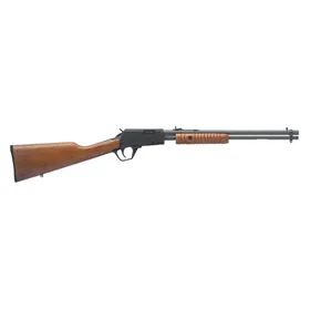 Rifle CBC Rifle CBC 242 Pump Action Série Classic Calibre .22 LR – Cano 18" – Oxidado – Madeira - M4 Tática