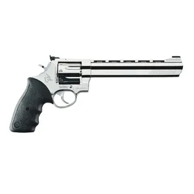Revólver Taurus Revólver Taurus RT 838 Calibre .38 SPL – 8 Tiros – Cano 8.3" – Inox Alto Brilho – Cabo Alligator - M4 Tática