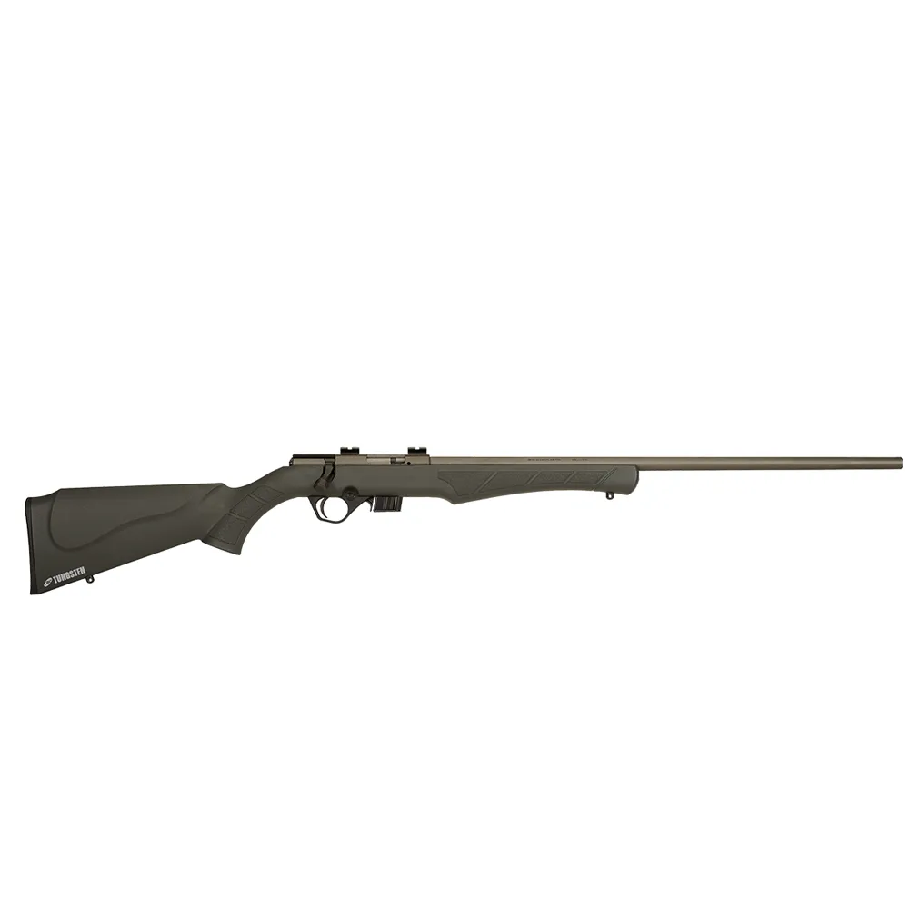 Rifle CBC 8122M Bolt Action Calibre .22 WMR (Magnum) – Cano 21" – Acabamento Tungstênio – Polímero