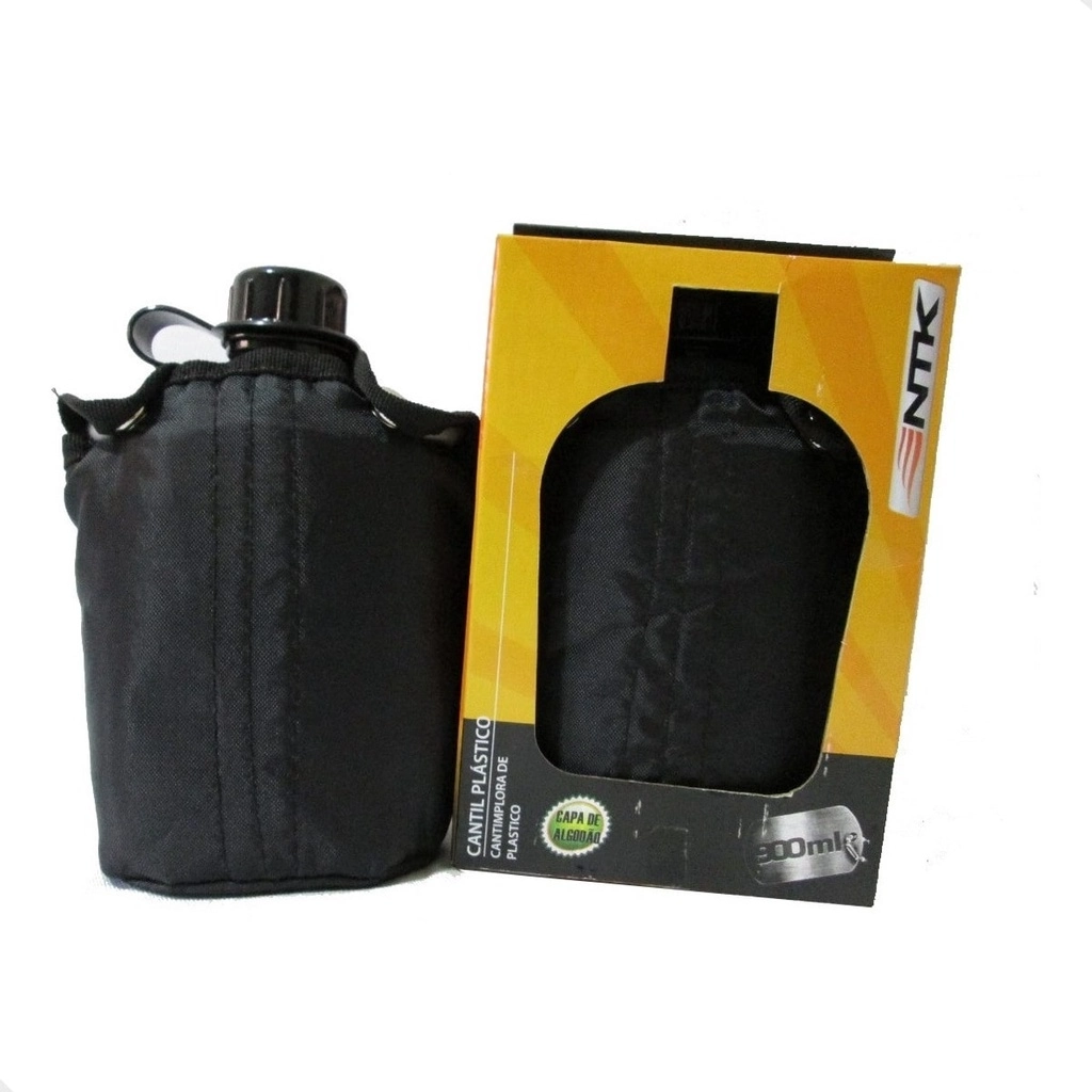 Cantil Tático de Plástico NTK – Capacidade 900ml – Cor Preto
